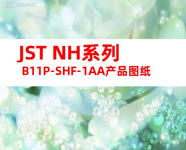 JST NH系列 B11P-SHF-1AA产品图纸